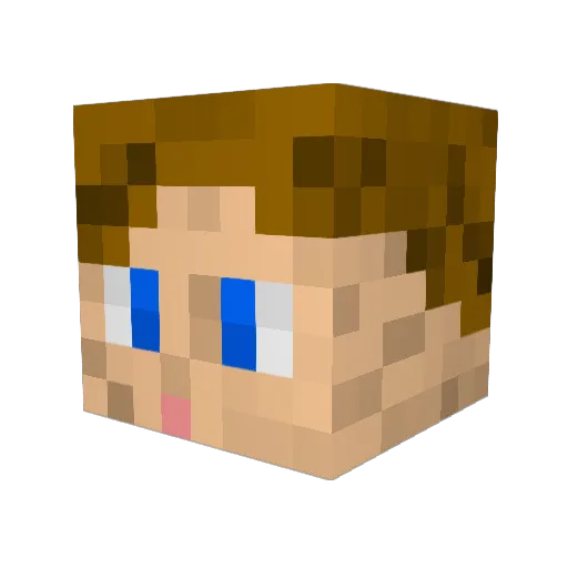 rudolph1939 Minecraft avatar head, 3D render