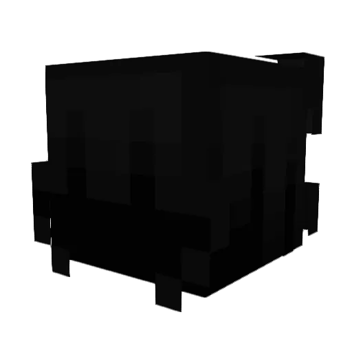 ruff_gamez Minecraft avatar head, 3D render