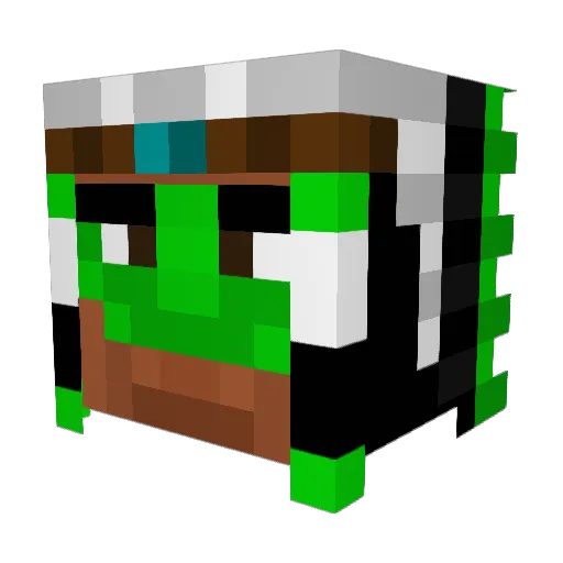 ruffles_911 Minecraft avatar head, 3D render