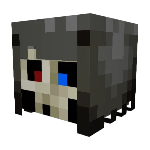 rufusdufus44 Minecraft avatar head, 3D render