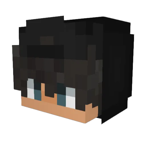 rugbykoen Minecraft avatar head, 3D render