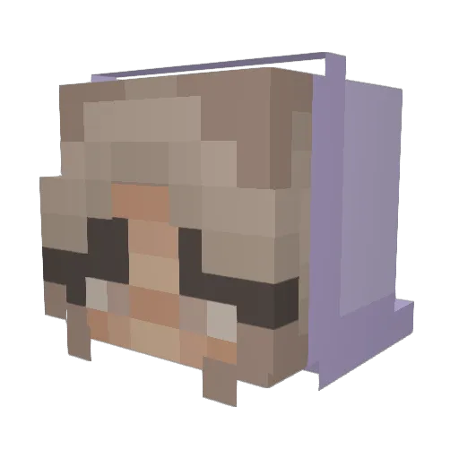 rugile78 Minecraft avatar head, 3D render
