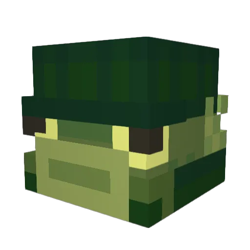 rugops_ Minecraft avatar head, 3D render