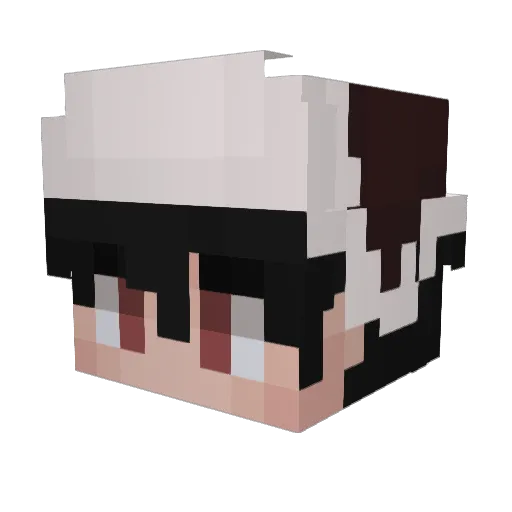 rui9312 Minecraft avatar head, 3D render