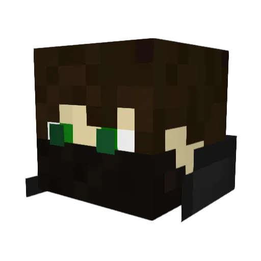 ruinman51 Minecraft avatar head, 3D render