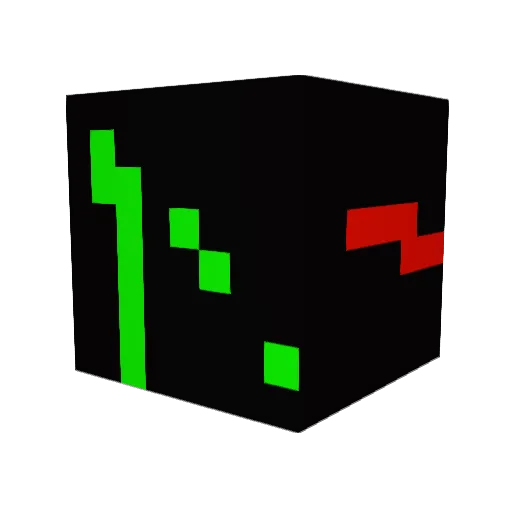 rujevit Minecraft avatar head, 3D render