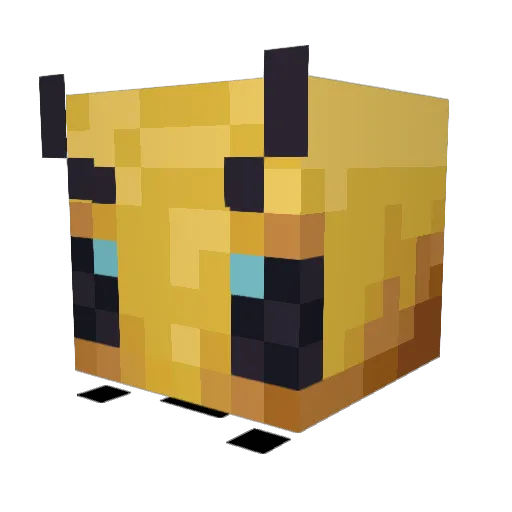 rulblock Minecraft avatar head, 3D render
