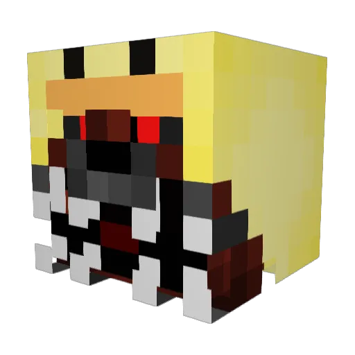 ruler1356 Minecraft avatar head, 3D render