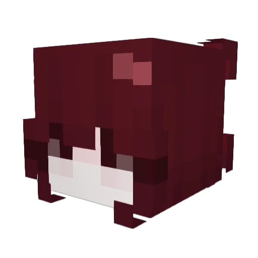 ruluw Minecraft avatar head, 3D render
