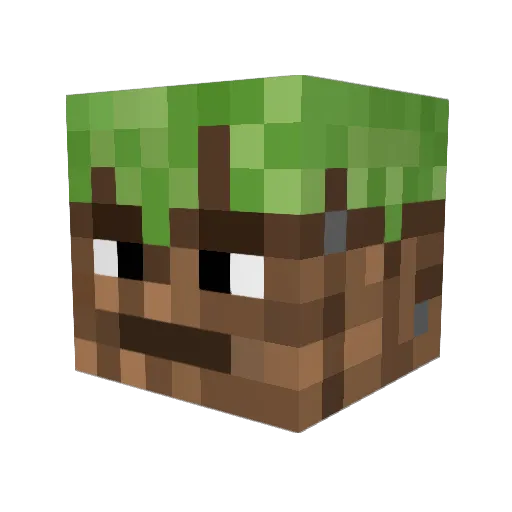 rum350 Minecraft avatar head, 3D render