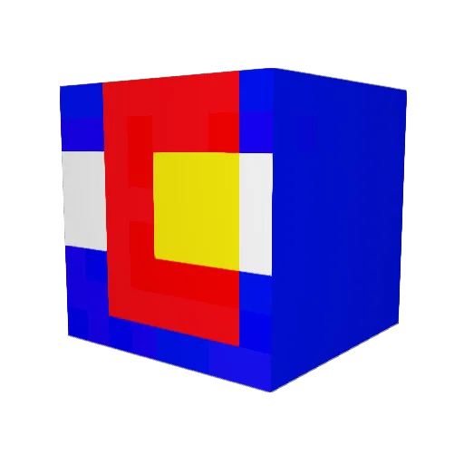 rumblehorn26 Minecraft avatar head, 3D render