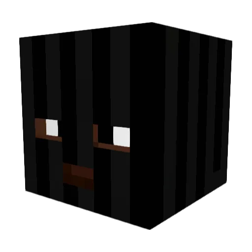rumgarb Minecraft avatar head, 3D render