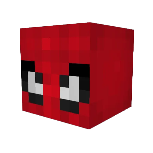 rumify Minecraft avatar head, 3D render
