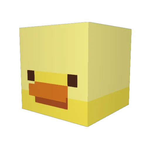rumplelord Minecraft avatar head, 3D render
