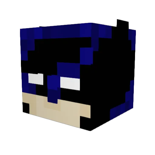 rumppirat Minecraft avatar head, 3D render