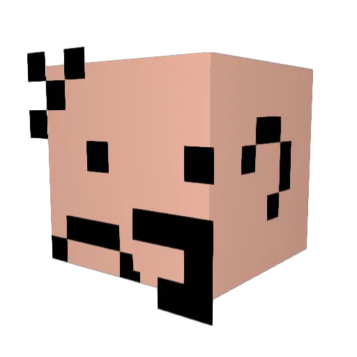runa_2525 Minecraft avatar head, 3D render