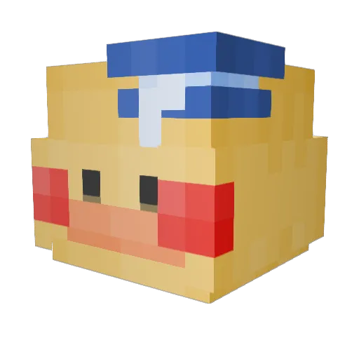 runaring617 Minecraft avatar head, 3D render