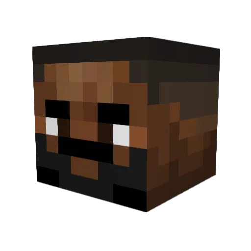 runawayslave2 Minecraft avatar head, 3D render