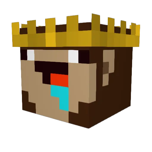 runescape12321 Minecraft avatar head, 3D render