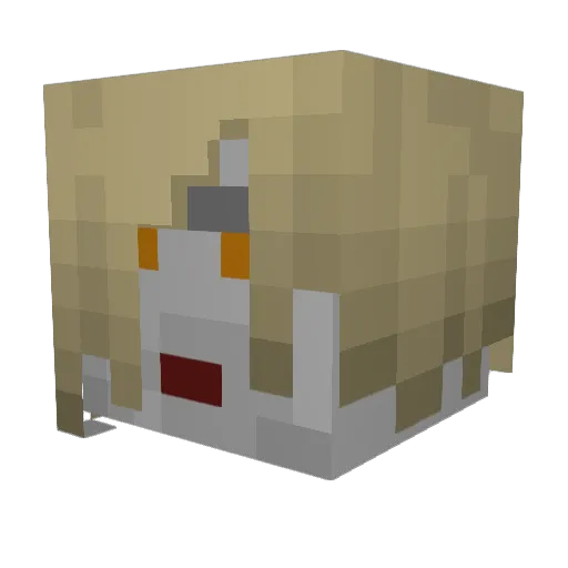 runez Minecraft avatar head, 3D render