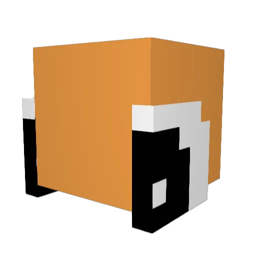runie22 Minecraft avatar head, 3D render