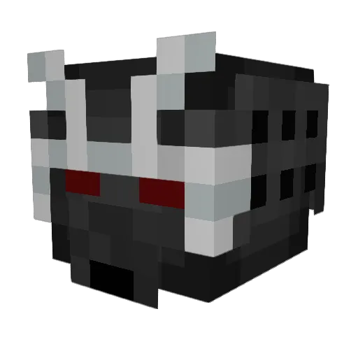 runningaway Minecraft avatar head, 3D render