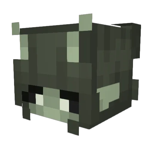 runnut Minecraft avatar head, 3D render