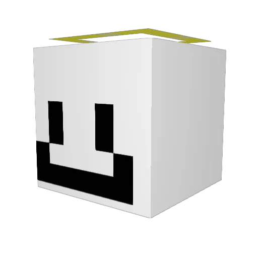 runrun00 Minecraft avatar head, 3D render
