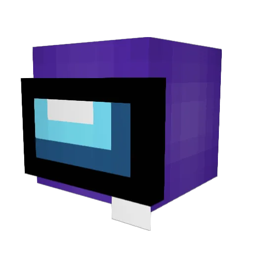 runterholen Minecraft avatar head, 3D render