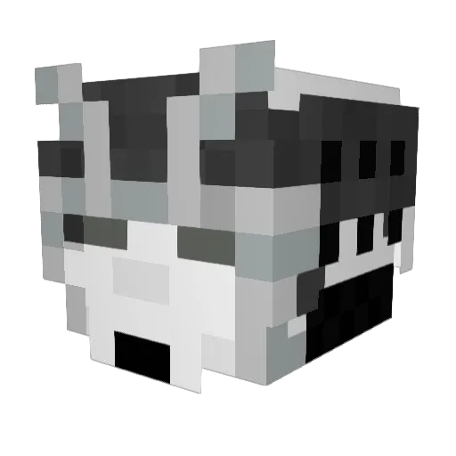 runxd_ Minecraft avatar head, 3D render