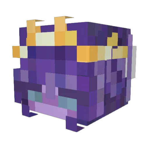 runxw Minecraft avatar head, 3D render