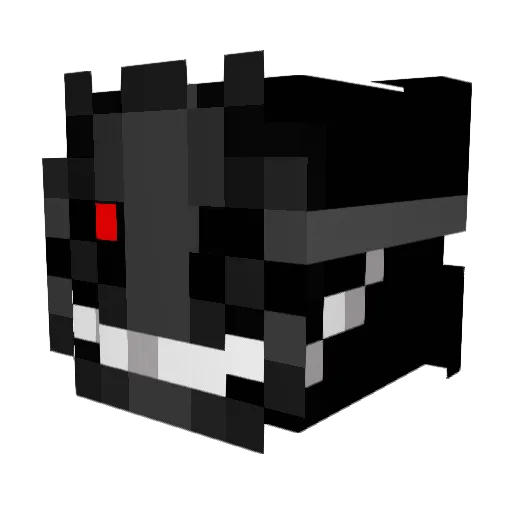 runzao Minecraft avatar head, 3D render