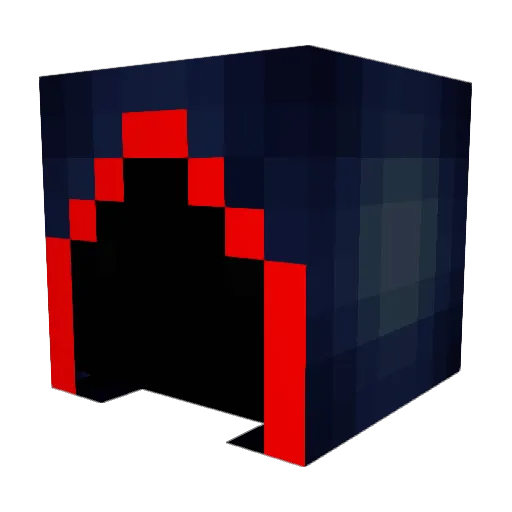 ruosboss Minecraft avatar head, 3D render