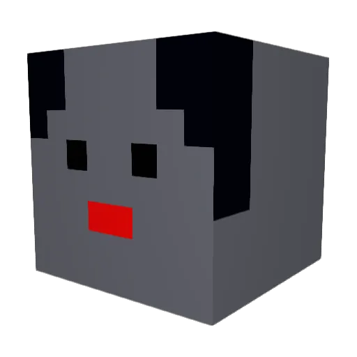 rupertbearagain Minecraft avatar head, 3D render