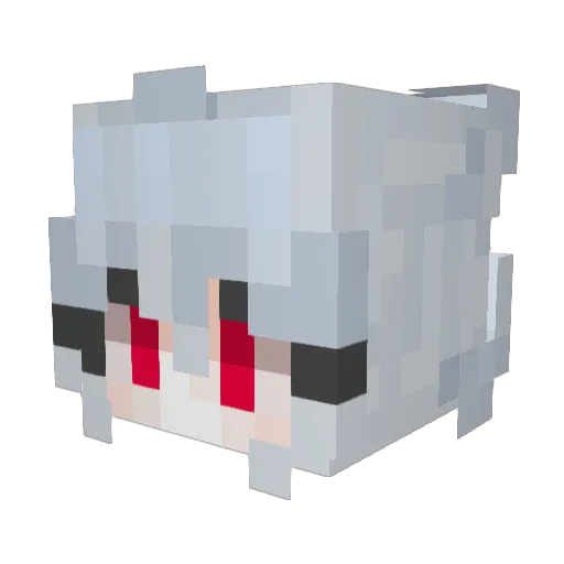 rupter Minecraft avatar head, 3D render