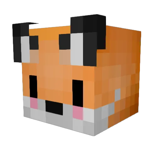 rurak69 Minecraft avatar head, 3D render
