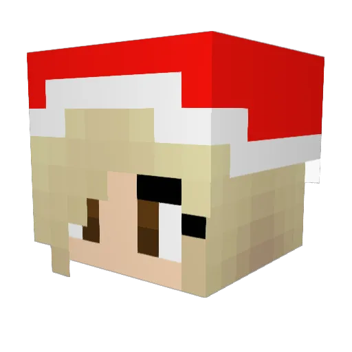 rurihakobe Minecraft avatar head, 3D render