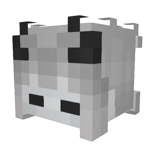 ruririnrin Minecraft avatar head, 3D render