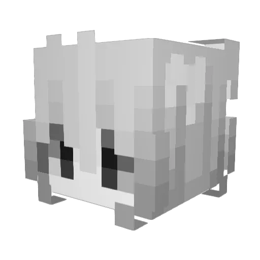 ruru0224 Minecraft avatar head, 3D render