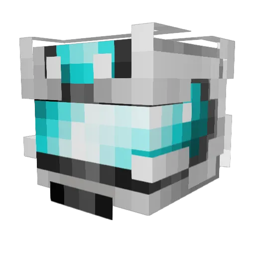 ruru822 Minecraft avatar head, 3D render