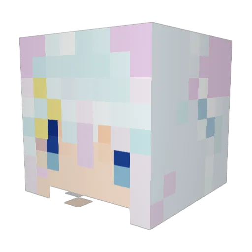 ruruchaaan333 Minecraft avatar head, 3D render