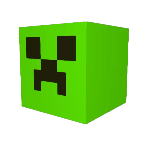 rushman888 Minecraft avatar head, 3D render