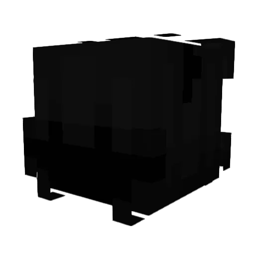 rusinaa Minecraft avatar head, 3D render