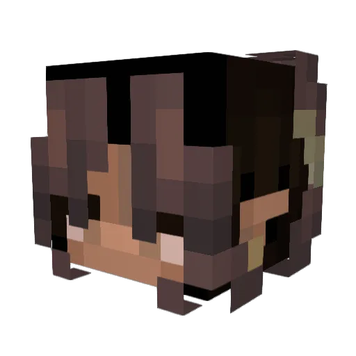 ruska31 Minecraft avatar head, 3D render