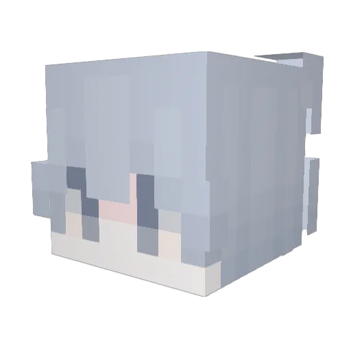 rusowskyy Minecraft avatar head, 3D render