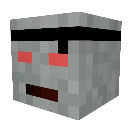 russellwstanley Minecraft avatar head, 3D render