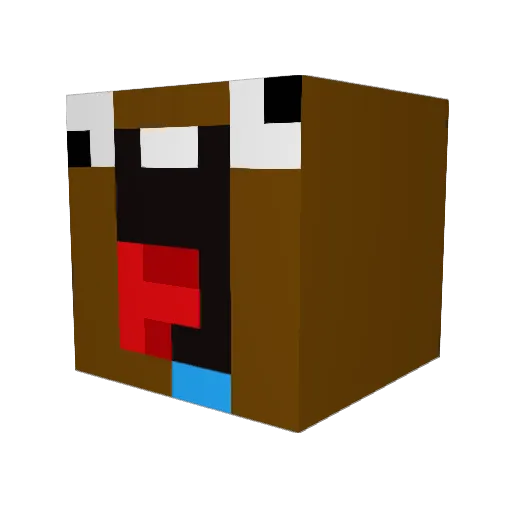 russiankid69 Minecraft avatar head, 3D render