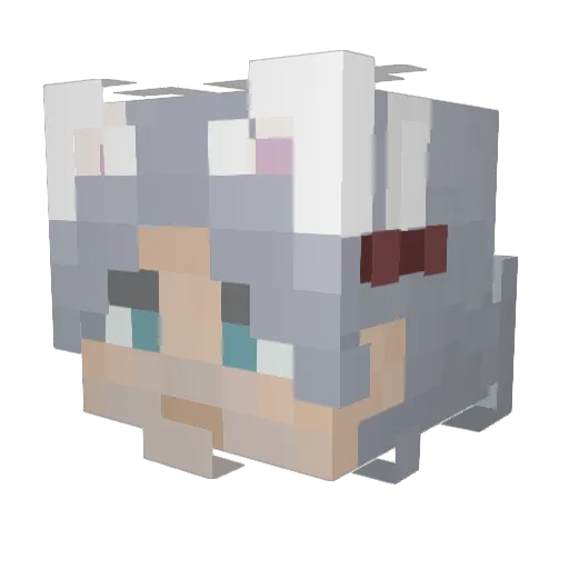 russo0717 Minecraft avatar head, 3D render