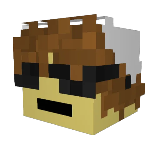 rusticblackops01 Minecraft avatar head, 3D render