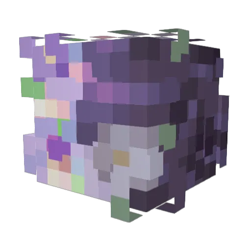 rusty_bed_spring Minecraft avatar head, 3D render
